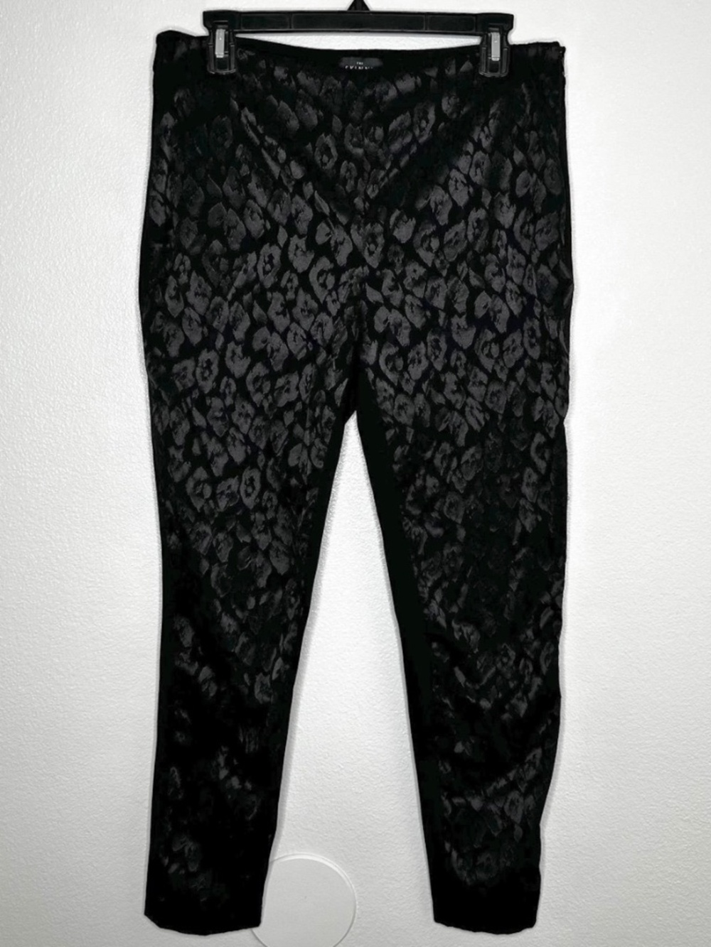 White House Black Market Womens The Skinny Animal Print Dress Pants Size 10